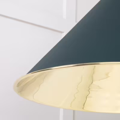 Smooth Brass Hockley Pendant in Dingle - Image 6