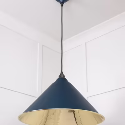 Smooth Brass Hockley Pendant in Dusk - Image 5