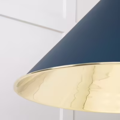 Smooth Brass Hockley Pendant in Dusk - Image 6