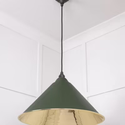 Smooth Brass Hockley Pendant in Heath - Image 5