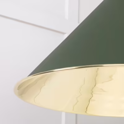 Smooth Brass Hockley Pendant in Heath - Image 6