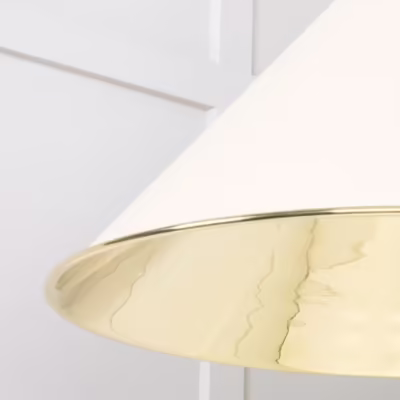 Smooth Brass Hockley Pendant in Teasel - Image 6