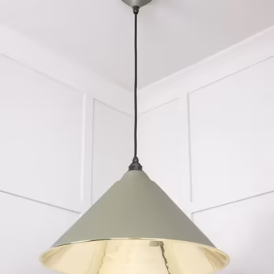 Smooth Brass Hockley Pendant in Tump - Image 4