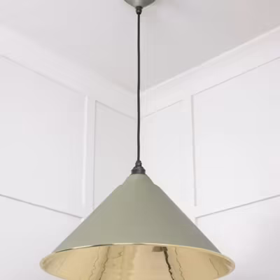 Smooth Brass Hockley Pendant in Tump - Image 5