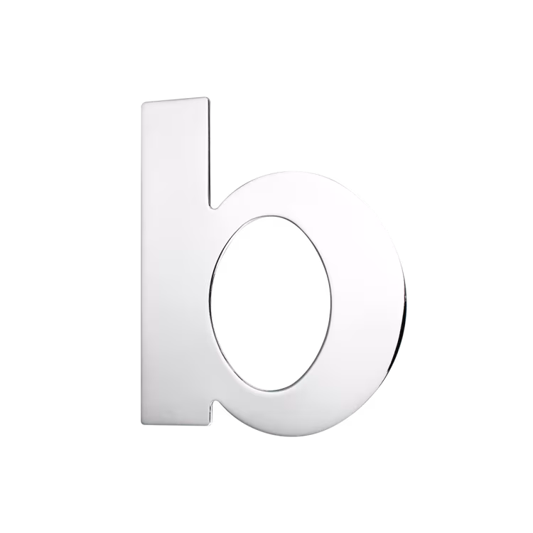 EZ205 B - in polished stainless steel house number
