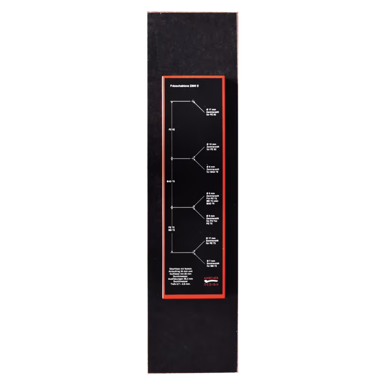 Z600 D - wooden milling template