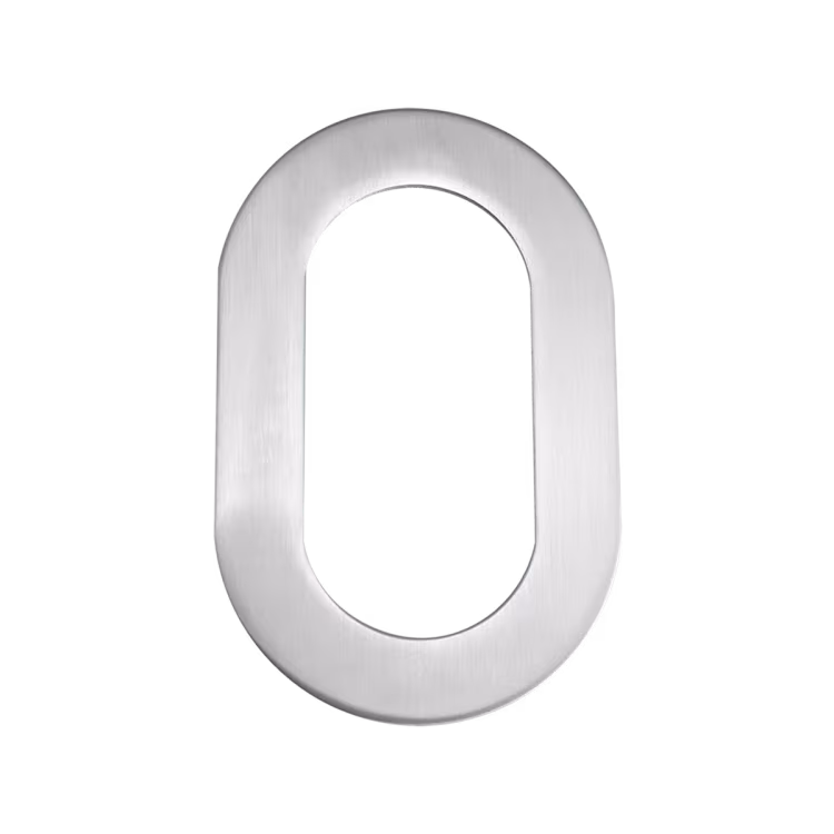 EZ207 0 - in satin stainless steel house number