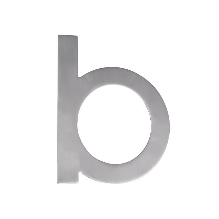 EZ207 B - in satin stainless steel house number