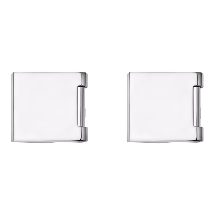 EGB 402Q 3-piece glass door hinge 1 pair in polished stainless steel