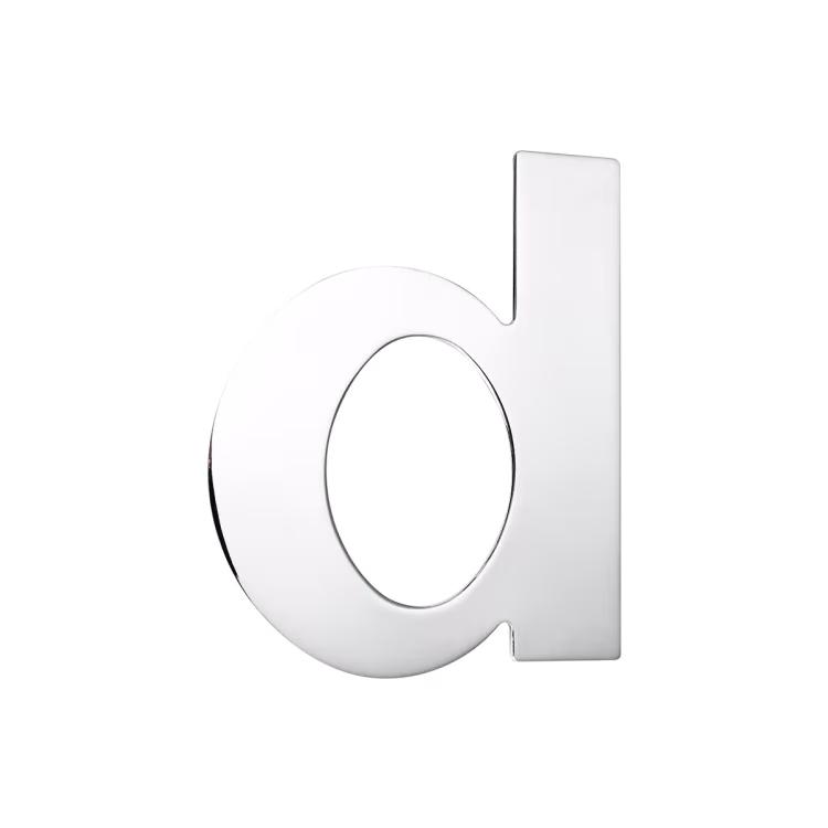 EZ205 D - in polished stainless steel house number