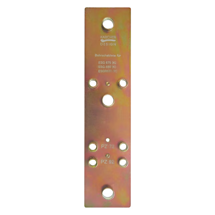 Z503 D - metal drilling template for security backplates Germany