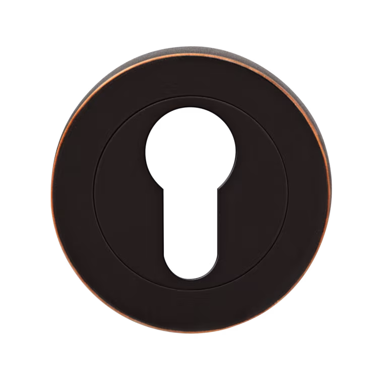 CEZ1332 PZ 81 - 3-piece rose Euro profile cylinder