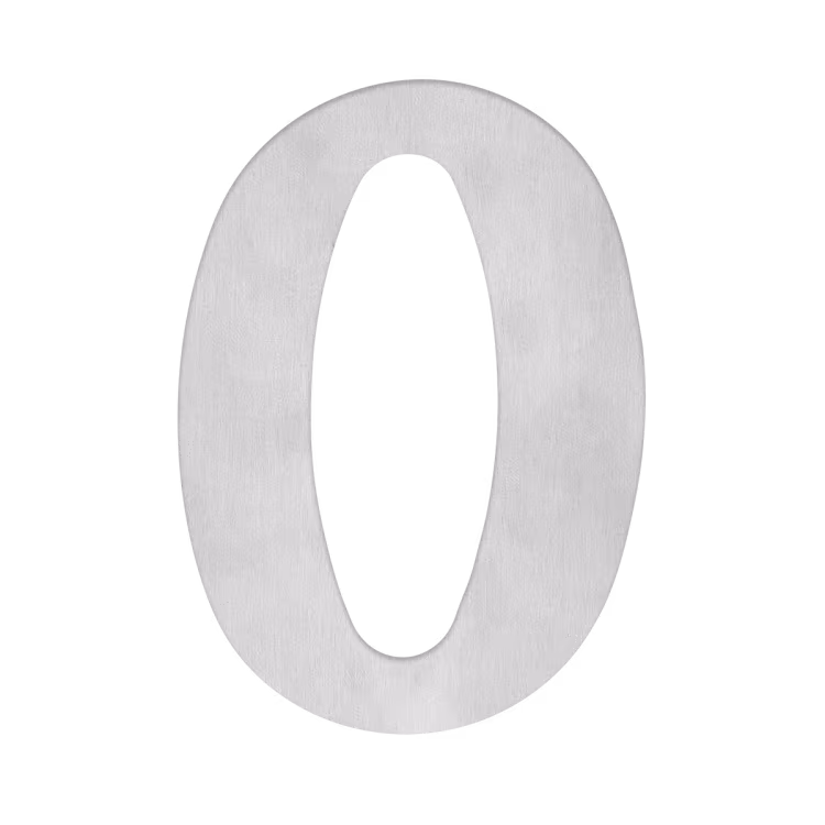 EZ205 0 - in satin stainless steel house number