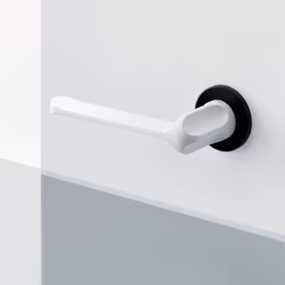 MM80 Lever Handle on Round Rose