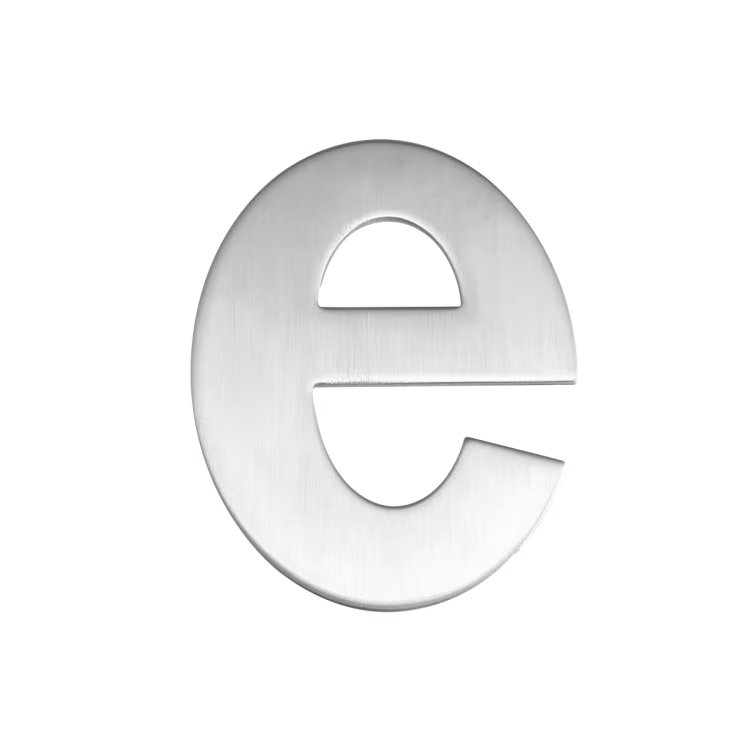 EZ207 E - in satin stainless steel house number