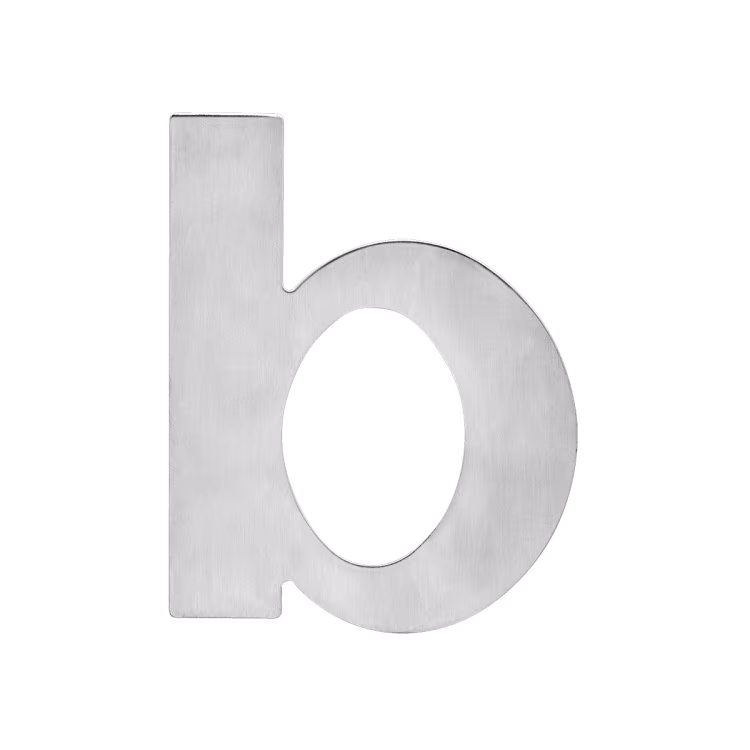 EZ205 B - in satin stainless steel house number