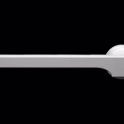 ED57L - lever Soho in satin stainless steel left