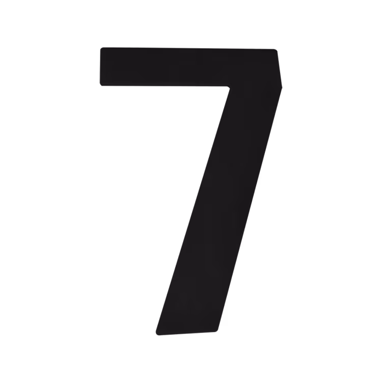 EZ205 7 - in cosmos black house number