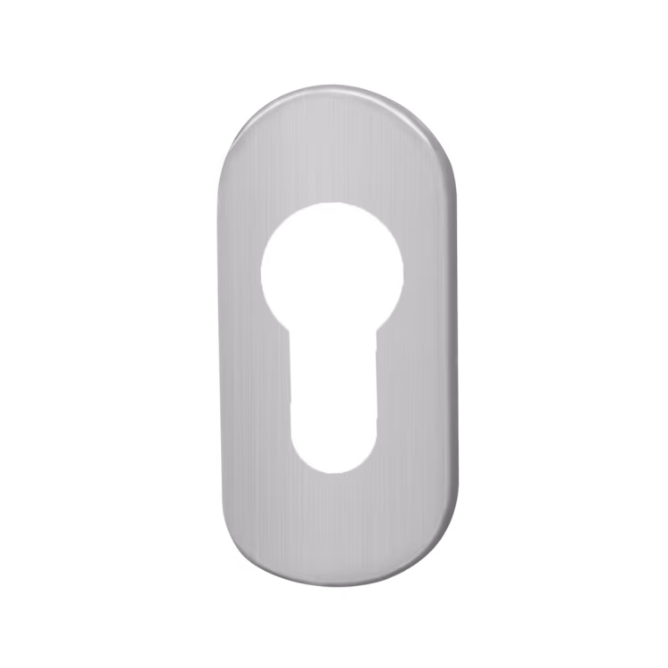 EZ149 PZ 71 - metal base with stainless steel clip-on cover Euro profile cylinder