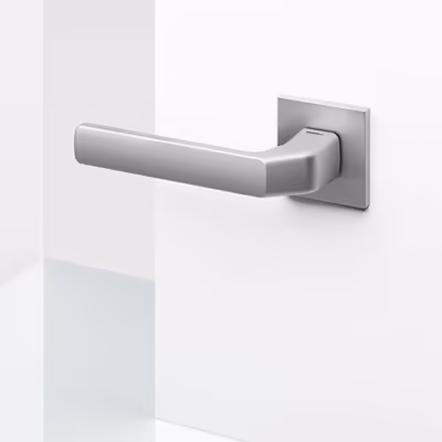 Fenix Lever Handle on Square Rose