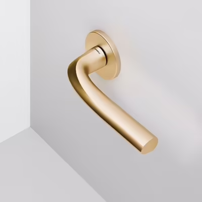 Filo Lever Handle on Round Rose