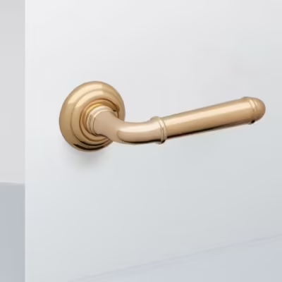 Hartu Lever Handle on Round Rose