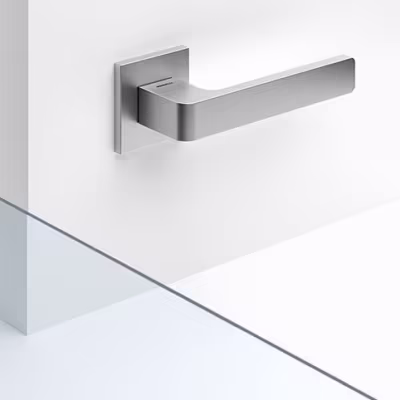 Lario Lever Handle on Square Rose