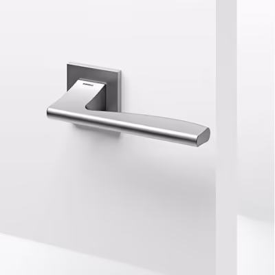 Link Lever Handle on Square Rose