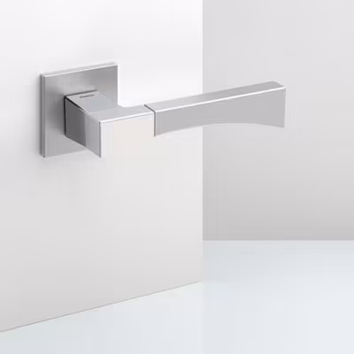 Life Lever Handle on Square Rose