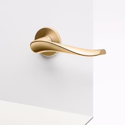 Spin Lever Handle on Round Rose - Image 1