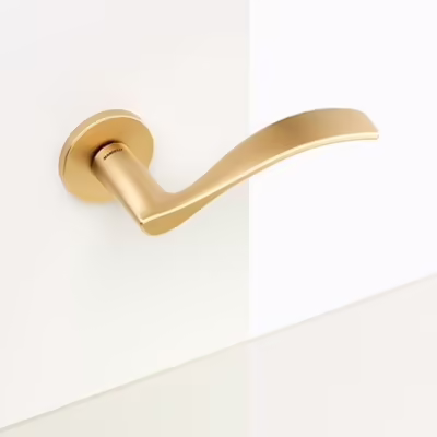 Zen Lever Handle on Round Rose
