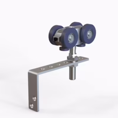 Straightaway 600 Hanger Pack For Timber Door Angle Plate