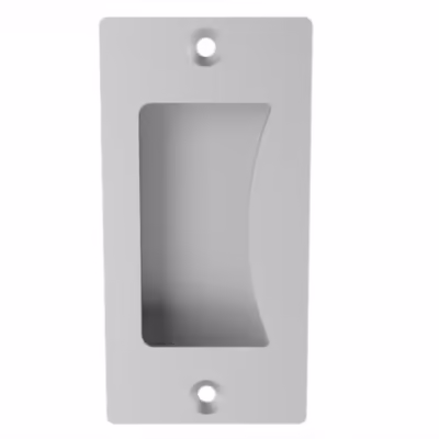 Rectangular Flush Handle - Stainless Steel Finish - 95612