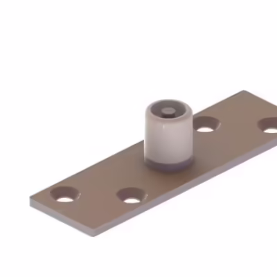 Guide With Nylon Roller For Timber Door (Pair)