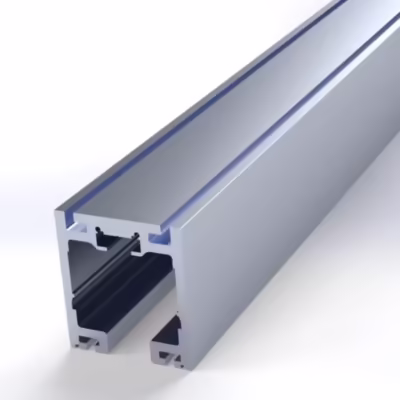 4-82 Aluminium Track Anodised 6000mm