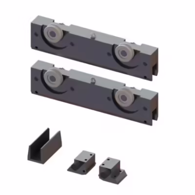Flexiglas 120 Fitting Set Silver Anodised - Image 1