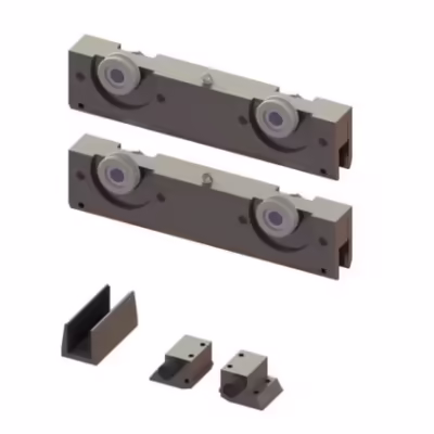 Flexiglas 120 Fitting Set Satin Stainless Steel