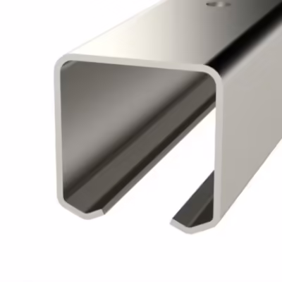 1-12 Galvanised Steel Track (Steel) 1.8m (B)