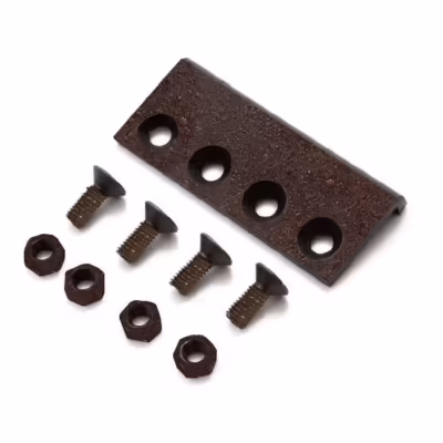 Flat Track 100 - Jointing Bracket - Black