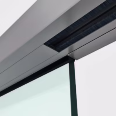 Flexiglas Fixed Panel Fitting Set 3000mm Silver Anodised