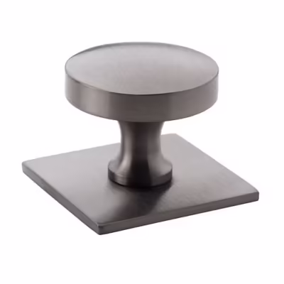 Alexander and Wilks Bullion Cabinet Knob on Square Backplate - Image 5