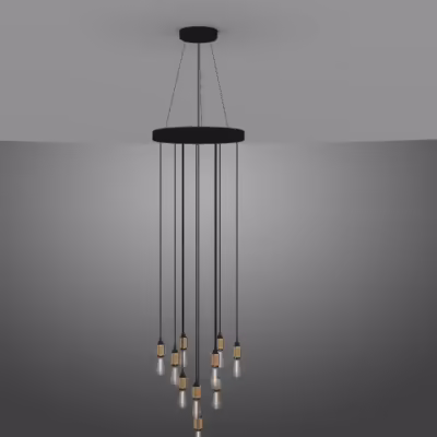HEAVY METAL / CROSS / CHANDELIER / 10 PENDANTS - Image 5