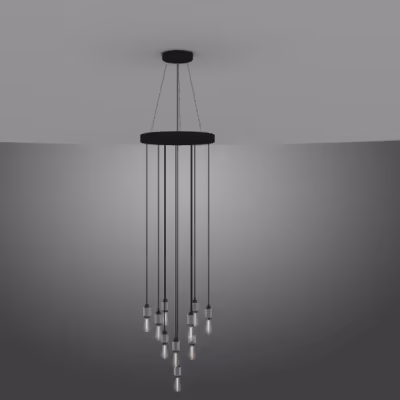 HEAVY METAL / CROSS / CHANDELIER / 10 PENDANTS - Image 4