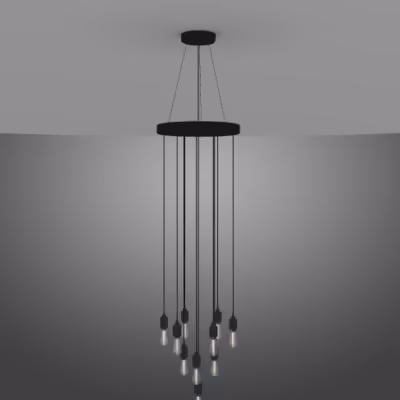 HEAVY METAL / CROSS / CHANDELIER / 10 PENDANTS - Image 3