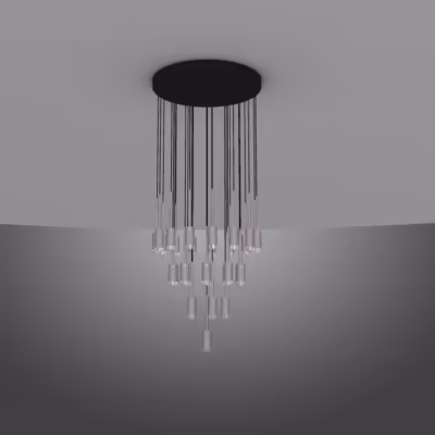 EXHAUST / CHANDELIER / 10 PENDANTS - Image 5