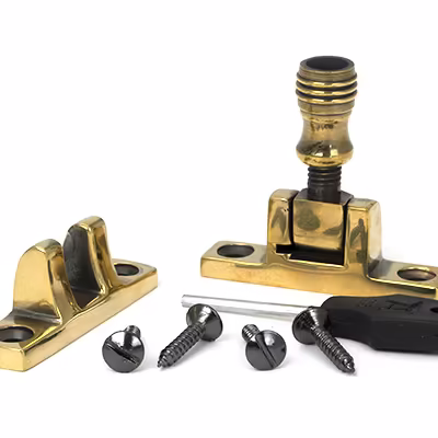 Aged Brass Prestbury Brighton Fastener - Narrow (Square) - Image 4