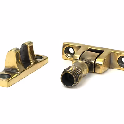 Aged Brass Beehive Brighton Fastener - Narrow (Square) - Image 3