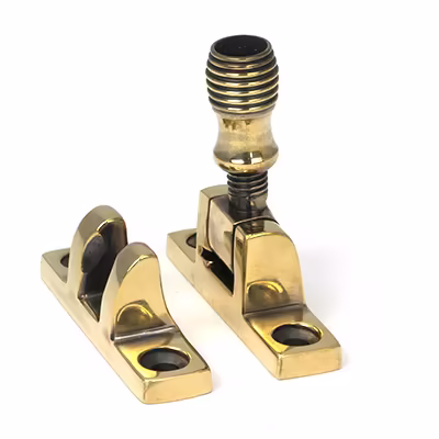 Aged Brass Beehive Brighton Fastener - Narrow (Square)