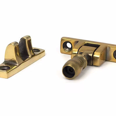 Aged Brass Mushroom Brighton Fastener - Narrow (Square) - Image 3