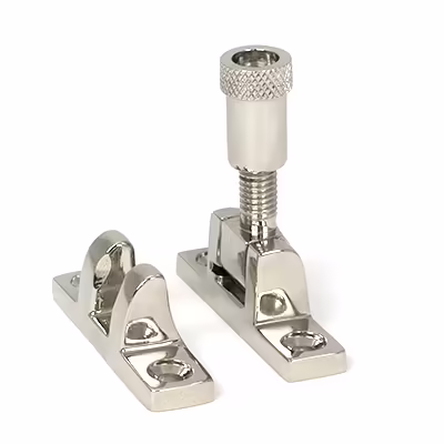 Polished Nickel Brompton Brighton Fastener - Narrow (Square)